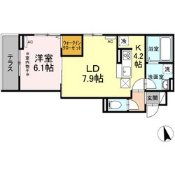 荒井駅 徒歩12分 1階の物件間取画像